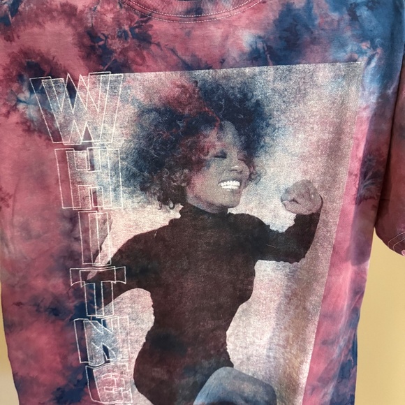 NWOT Whitney Houston Tie Dye T-Shirt - Picture 3 of 5
